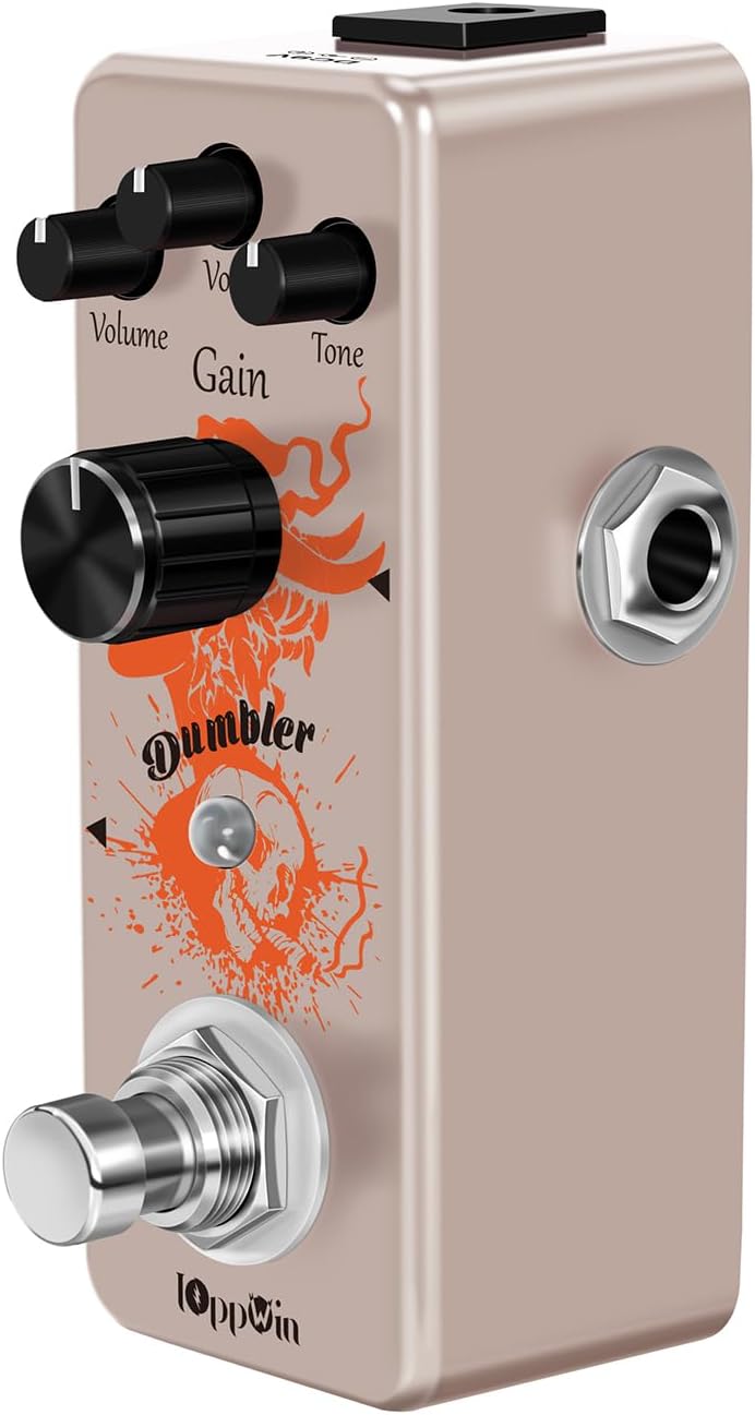 IOppWin Compact Dumble-Style Overdrive Guitar Pedal - Dumbler with Voice Dial for Crisp Bite, True Bypass, Metal Shell for Beginners - Vintage Amp Simulator with Warm Sustain - Image 5